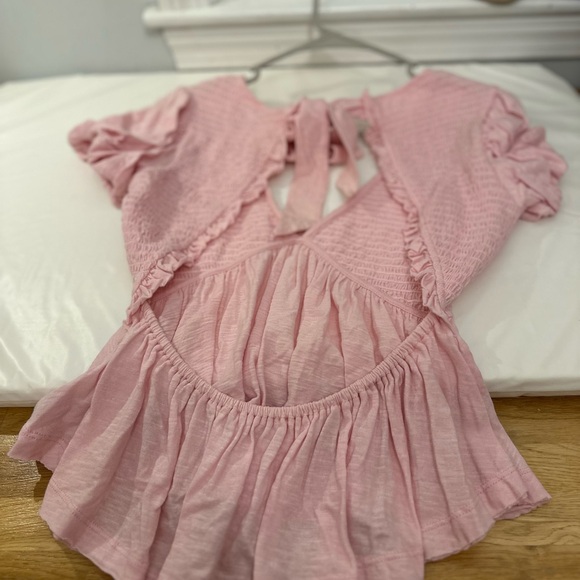 Free People Pink Blouse - Picture 4 of 4